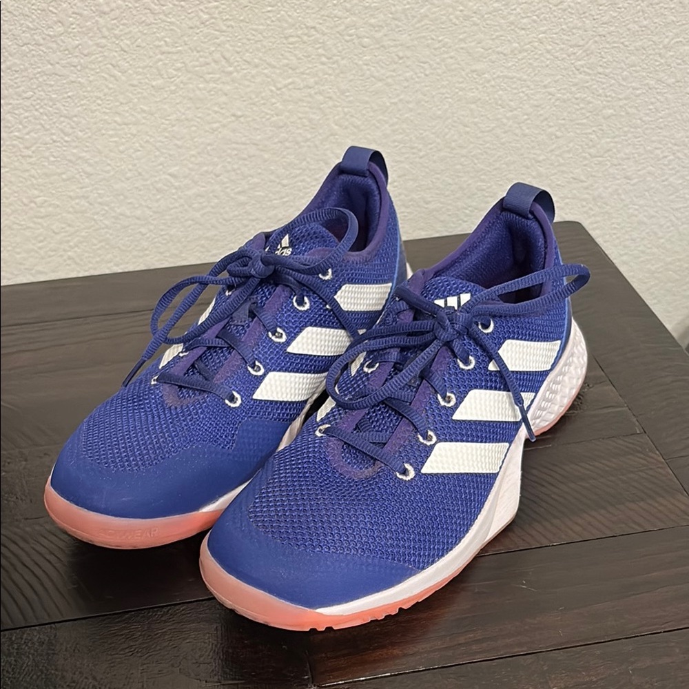 Adidas Women's Purple and White Athletic Shoes